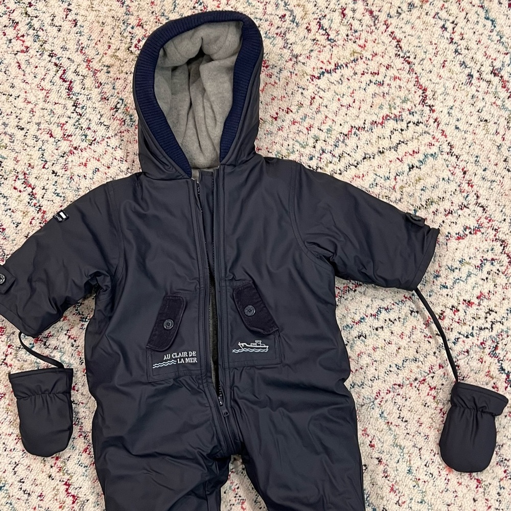Baby boy snow suit